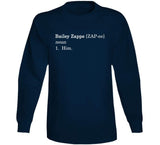 Bailey Zappe Him Definition New England Football Fan T Shirt