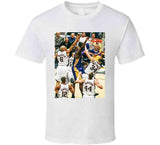 Shaq Dunking On 5 Nets Retro Los Angeles Basketball Fan T Shirt