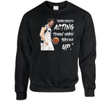 Luka Doncic Everybody Acting Tough When They're Up Dallas Basketball Fan T Shirt