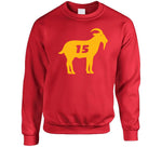 Patrick Mahomes Goat Kansas City Football Fan T Shirt