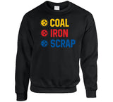 Coal Iron Scrap Pittsburgh Football Fan T Shirt