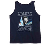 Christopher Walken In A Winter Wonderland Funny Ugly Christmas Crewneck Sweatshirt