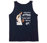 Luka Doncic Everybody Acting Tough When They're Up Dallas Basketball Fan T Shirt