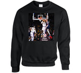 Nick Claxton Dunking Over Lebron James Brooklyn Basketball Fan T Shirt