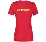 H15tory Patrick Mahomes History Kansas City Football Fan T Shirt