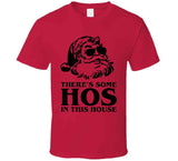 Theres Some Hos In This House Funny Santa Claus Wap Christmas Holiday Crewneck Sweatshirt