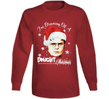 Im Dreaming Of A Dwight Shrute Christmas The Office Tv Show Fan Crewneck Sweatshirt