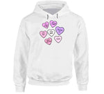 Rejected Candy Hearts Funny Anti Valentines Day T Shirt