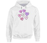 Rejected Candy Hearts Funny Anti Valentines Day T Shirt