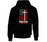 Faith Over Fear American Flag And Cross T Shirt