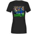 Lionel Messi Holding Up Barcelona Jersey Futbol Fan T Shirt