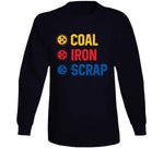 Coal Iron Scrap Pittsburgh Football Fan T Shirt