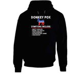 Donkey Pox Symptoms Funny T Shirt