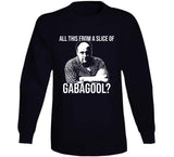 Tony Soprano All This From A Slice Of Gabagool Sopranos Quote T Shirt