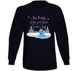 Bye Buddy Hope You Find Your Dad Narwhal Christmas Sweater Elf Movie Fan Crewneck Sweatshirt