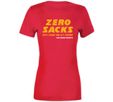 Zero Sacks Orlando Brown Kansas City Football Quote T Shirt