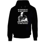 Tony Soprano Too Lazy To Think For Myself Quote Sopranos Fan T Shirt