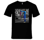 Lionel Messi Holding Up Barcelona Jersey Futbol Fan Cool T Shirt