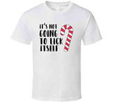 Its Not Going To Lick Itself Funny Christmas Holiday Candy Cane Joke Crewneck Sweatshirt