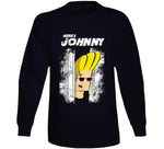 Here's Johnny Funny Johnny Bravo The Shining Mashup Parody T Shirt