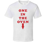 One In The Oven Police Academy Inspired Retro Movie Fan T Shirt