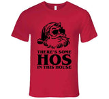 Theres Some Hos In This House Funny Santa Claus Wap Christmas Holiday Crewneck Sweatshirt