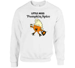 Little Miss Pumpkin Spice Fall Ladies T Shirt