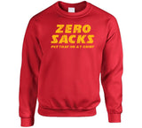 Zero Sacks Orlando Brown Kansas City Football Fan Funny T Shirt