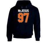 Mcjesus Connor Mcdavid Edmonton Hockey Fan Funny T Shirt