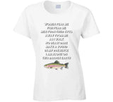 Women Fear Me Fish Fear Me No Beast Dare Make A Sound Funny Fishing Meme T Shirt