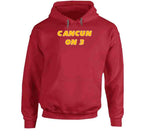 Cancun On 3 Kansas City Football Fan T Shirt