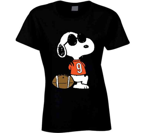 Youth Peanuts x Cincinnati Bengals Joe Cool Burrow Youth T-Shirt from Homage. | Officially Licensed Vintage NFL Apparel from Homage Pro Shop.