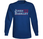 Daniel Jones Saquon Barkley 2022 New York Football Fan T Shirt