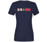 Ilya Sorokin Is Greater Than Igor Shesterkin New York Hockey T Shirt