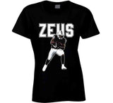 Zeus Zamir White Las Vegas Football Fan T Shirt