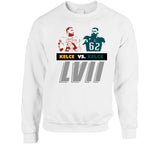 Jason Kelce Vs Travis Kelce Bowl Football Fan T Shirt