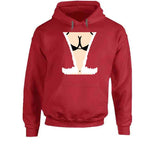 Funny Mrs Claus Cleavage Christmas Holiday Crewneck Sweatshirt