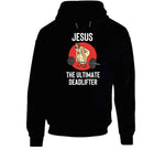 Jesus The Ultimate Deadlifter Funny Lifting Workout T Shirt