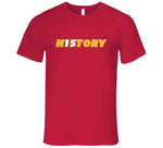 H15tory Patrick Mahomes History Kansas City Football Fan T Shirt