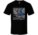 Lionel Messi Holding Up Barcelona Jersey Futbol Fan Cool T Shirt