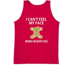 Can't Feel My Face When I'm With You Funny Gingerbread Man Christmas Holiday Crewneck Sweatshirt