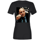 Tony Soprano Smoking Cigar Sopranos Fan T Shirt