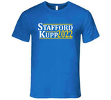 Matthew Stafford Cooper Kupp 2022 Los Angeles La Football Fan T Shirt