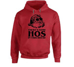 Theres Some Hos In This House Funny Santa Claus Wap Christmas Holiday Crewneck Sweatshirt