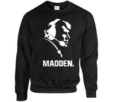 John Madden Head Silhouette Football Fan T Shirt