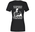 Tony Soprano Too Lazy To Think For Myself Quote Sopranos Fan T Shirt