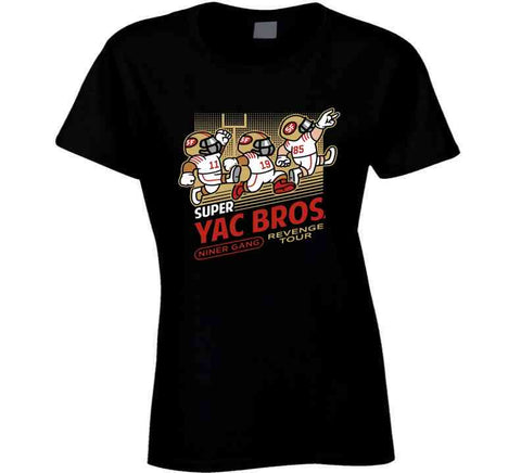 George Kittle, Deebo Samuel, and Brandon Aiyuk are the YAC Bros shirt,  hoodie, sweater and v-neck t-shirt