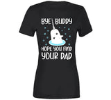 Bye Buddy Hope You Find Your Dad Narwhal Christmas Sweater Elf Fan Crewneck Sweatshirt