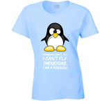 Penguins Can't Fly I Can't Fly Therefore I Am A Penguin Funny T Shirt