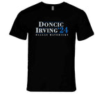 Luca Doncic Kyrie Irving 2024 Dallas Basketball Fan T Shirt